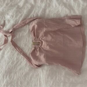 Pink Halter Top